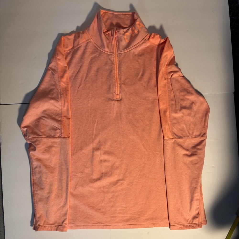 Champion Womens Coral Performance 1/4 Zip Pullover Size L